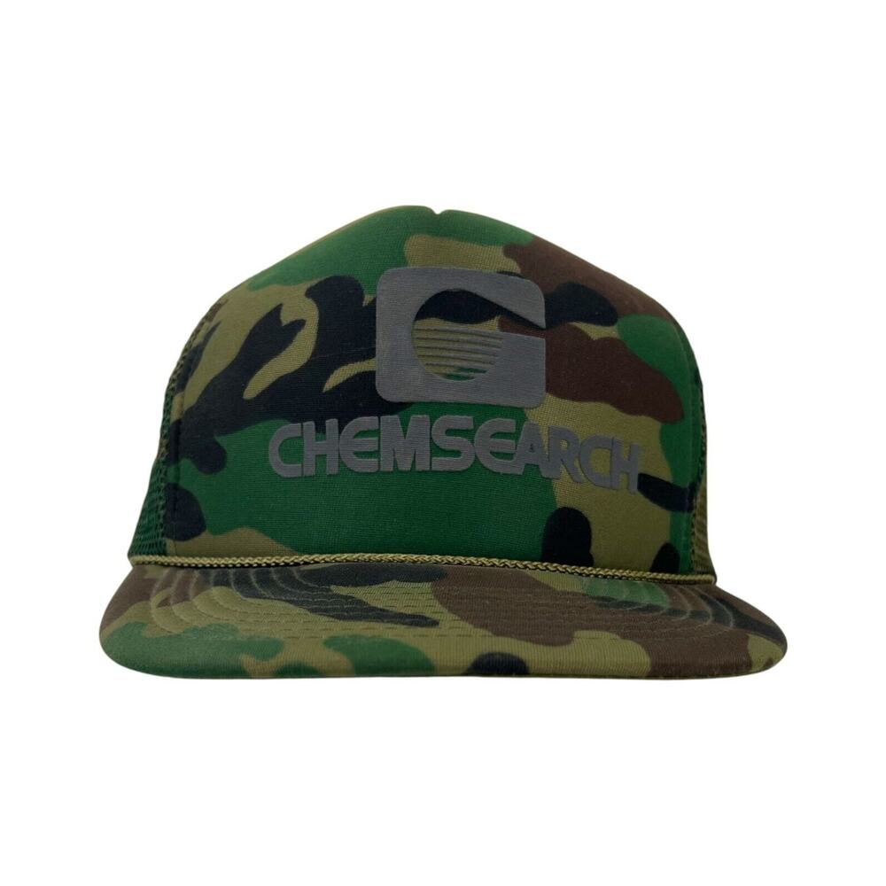 Chemsearch Cobra Camo Hunting Mesh Snapback Baseball Cap Hat New without Tags